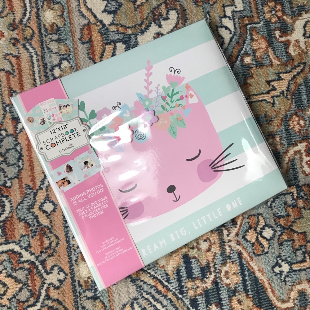 Brand New Baby Girl Scrapbook